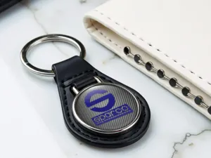Sparco Meilleur Porte-clé Cuir Haut Look Drift